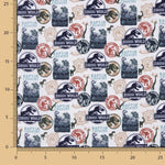 Popeline sous licence Jurassik World New - Ribes y Casals