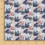 Popeline sous licence Jurassik World New - Ribes y Casals