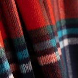 Tissu pour manteau à carreaux rouge - Ribes y Casals