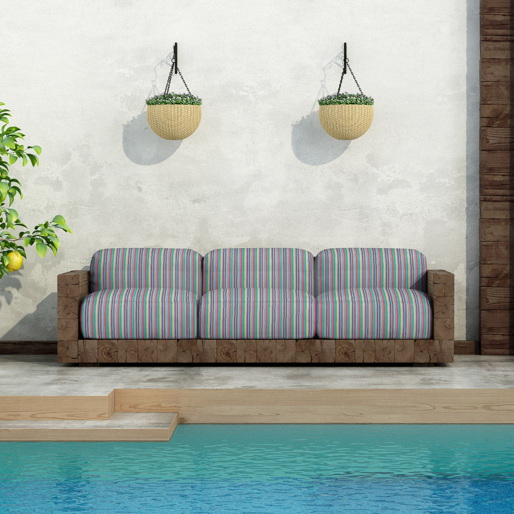 Tissu Extérieur Téflon Petites Rayures - Ribes y Casals