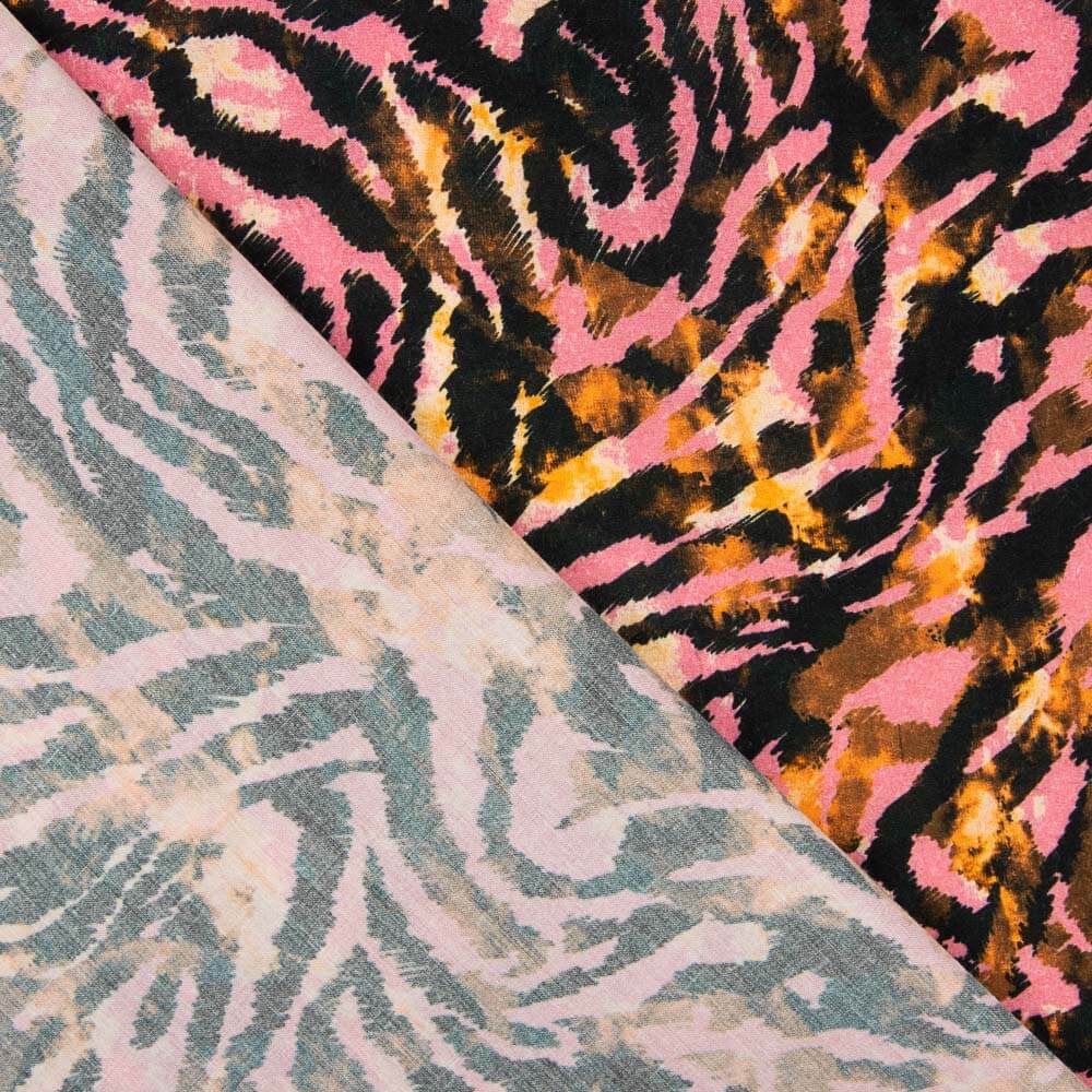 Viscose Tigre Rose - Ribes y Casals