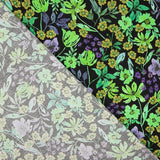 Viscose Pétunia Fleur Vert - Ribes y Casals