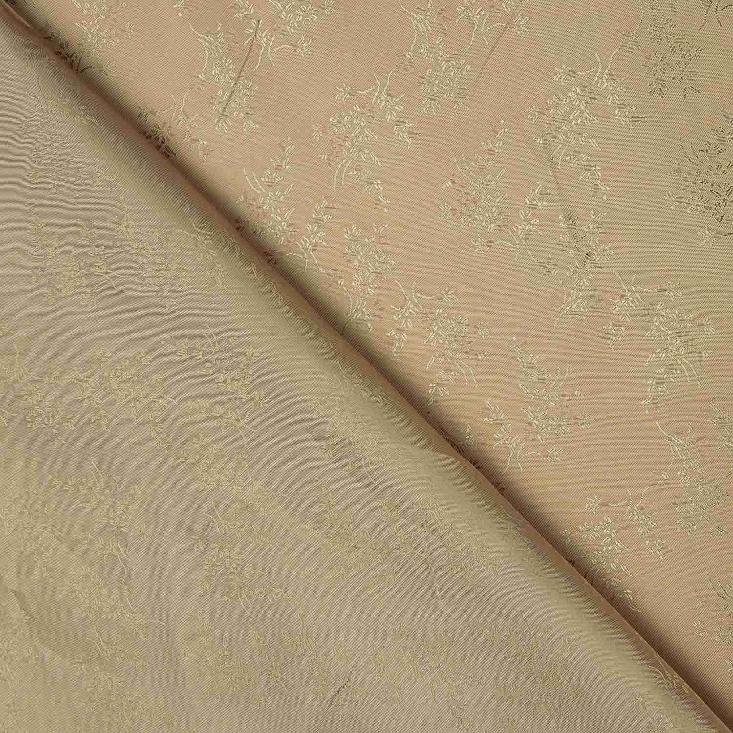 Doublure florale camel - Ribes y Casals