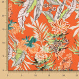 Crêpe léger tropical corail intense - Ribes y Casals