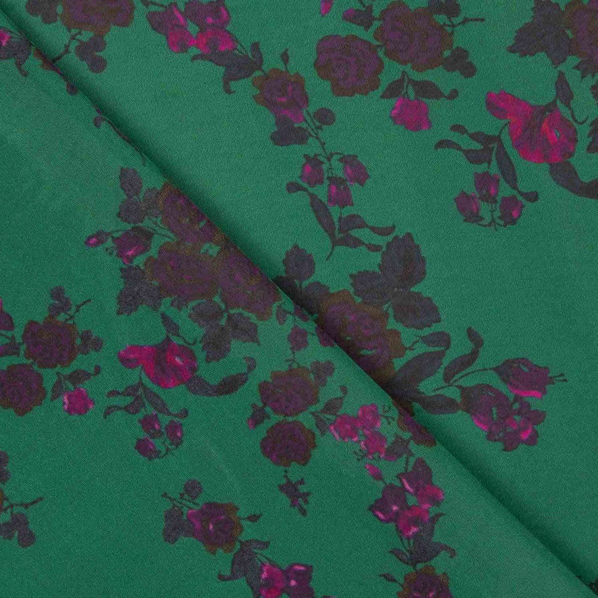 Voile de viscose rose cascade - Ribes y Casals