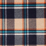 Tissu pour manteau à carreaux sable - Ribes y Casals