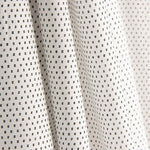 Popeline de coton Micro Geo Noir - Ribes y Casals