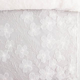 Robe de mariée en tulle blanc avec fleurs brodées « Elegance » - Ribes y Casals