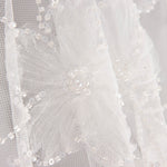 Robe de mariée en tulle blanc avec fleurs brodées « Elegance » - Ribes y Casals