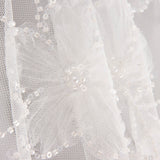 Robe de mariée en tulle blanc avec fleurs brodées « Elegance » - Ribes y Casals
