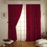Terciopelo Cortina 280cm Rojo Rubí - Ribes y Casals