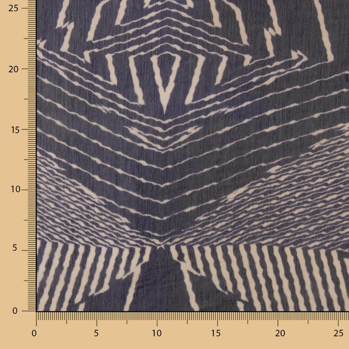 Mousseline de viscose optique tribale - Ribes y Casals