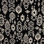 Viscose Bambula imprimée Ikat Nocturno - Ribes y Casals