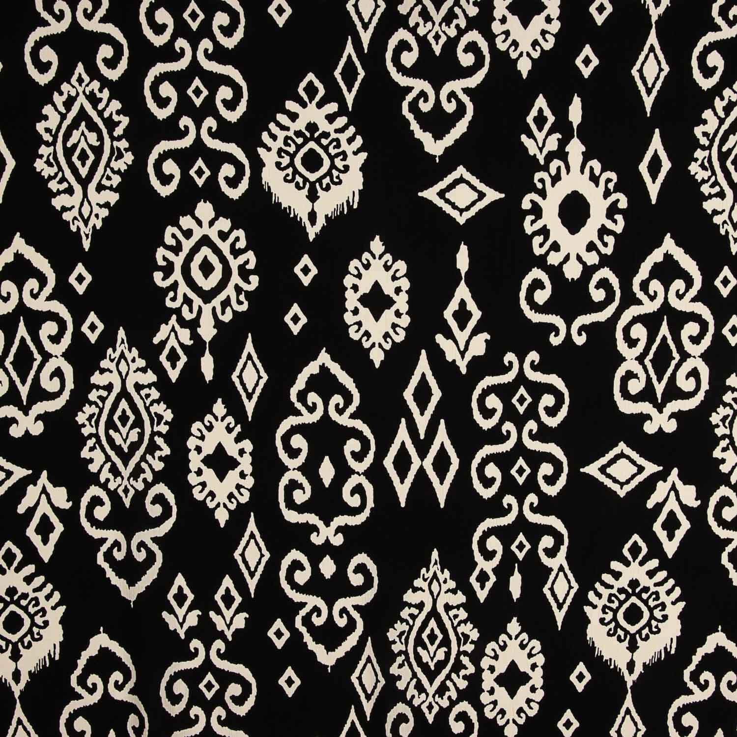 Viscose Bambula imprimée Ikat Nocturno - Ribes y Casals