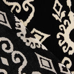 Viscose Bambula imprimée Ikat Nocturno - Ribes y Casals