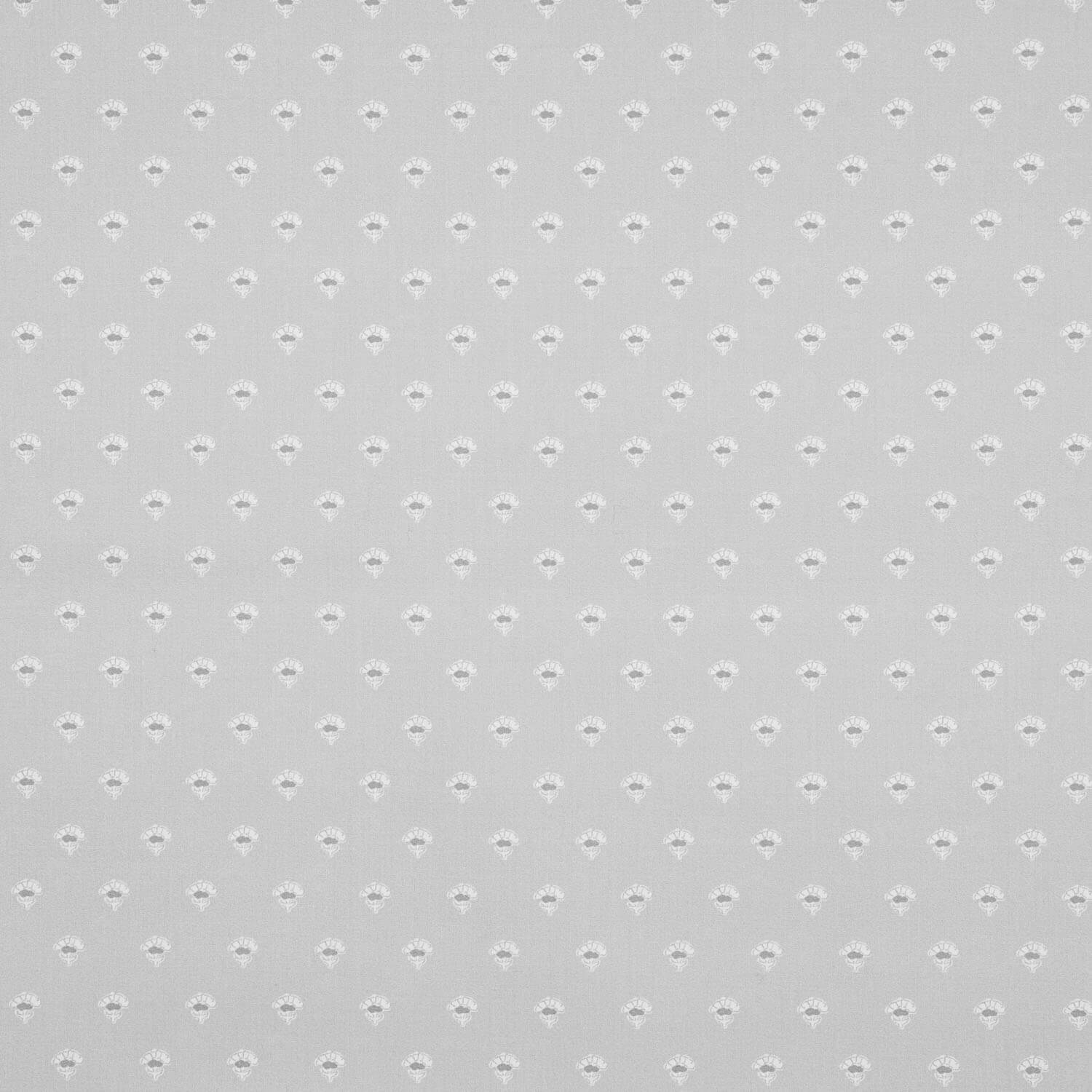 Percal imprimé Brocoli gris - Ribes y Casals