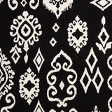 Bambula en viscose imprimée, motif ethnique monochrome - Ribes y Casals