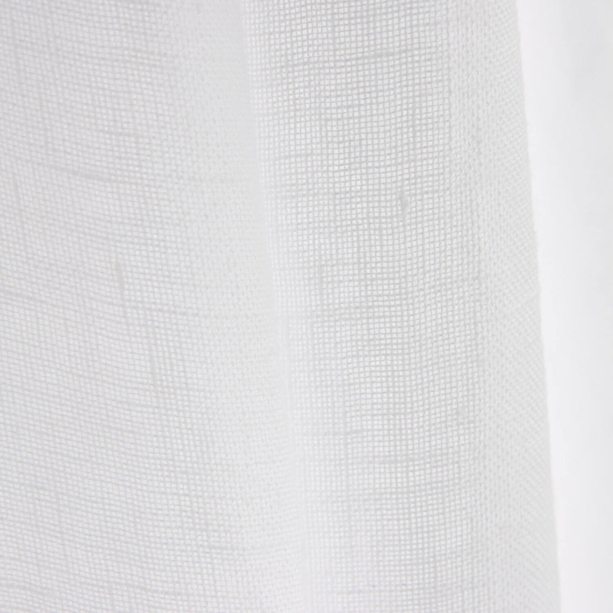 Rideau en voile de lin blanc - Ribes y Casals