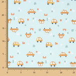 Tricot de coton imprimé voiture - Ribes y Casals