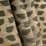 Lin et jute imprimé botanique vert - Ribes y Casals