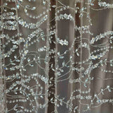 Strass tulle Nude Strass argenté - Ribes y Casals