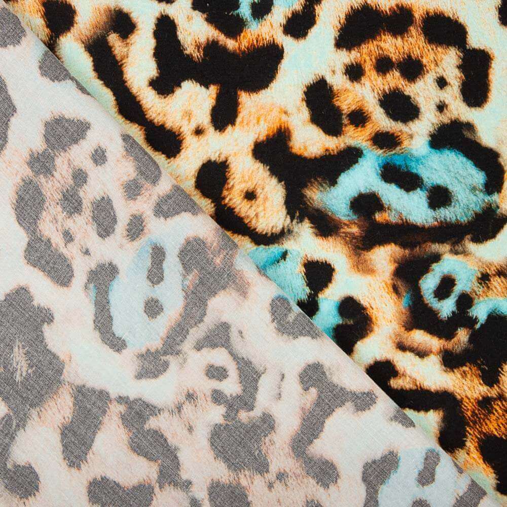 Viscose Jungle Turquoise - Ribes y Casals