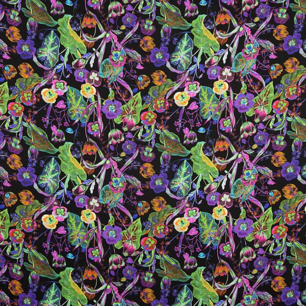 Crêpe Viscose Fleurs Giselle - Ribes y Casals