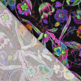 Crêpe Viscose Fleurs Giselle - Ribes y Casals