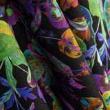 Crêpe Viscose Fleurs Giselle - Ribes y Casals