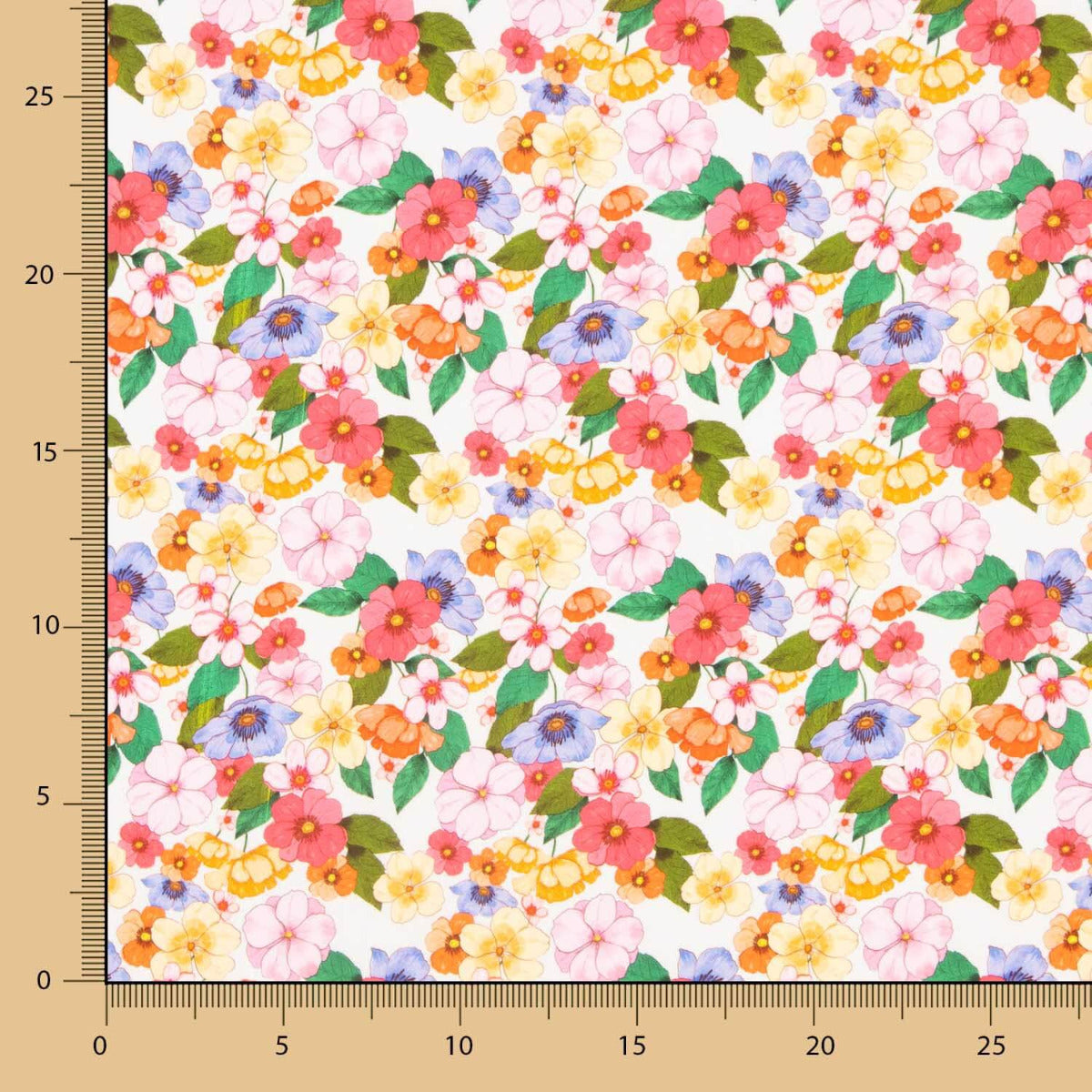 Viscose Fleurs Romane - Ribes y Casals