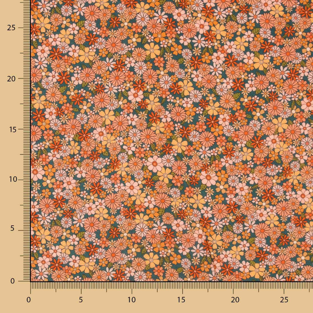 Viscose Fleurs Rosalie - Ribes y Casals