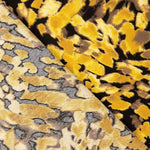 Crêpe de viscose Bruma – Imprimé moutarde doré - Ribes y Casals