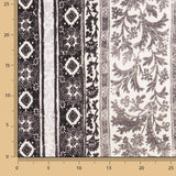 Satin de polyester imprimé cachemire classique - Ribes y Casals