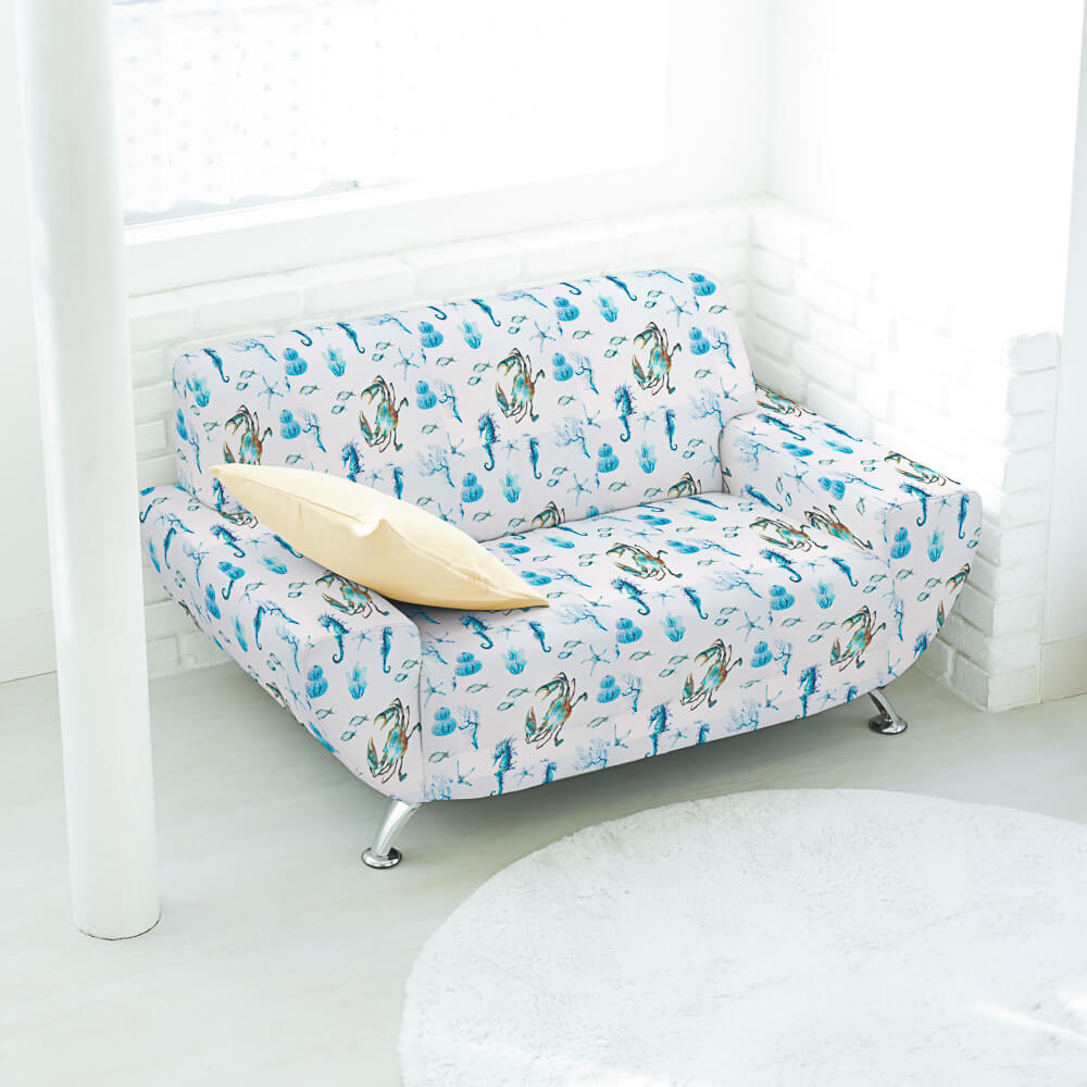 Demi Panama Chevaux Bleu Mer - Ribes y Casals