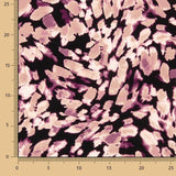 Crêpe de viscose Bruma – Imprimé mauve et rose pâle - Ribes y Casals