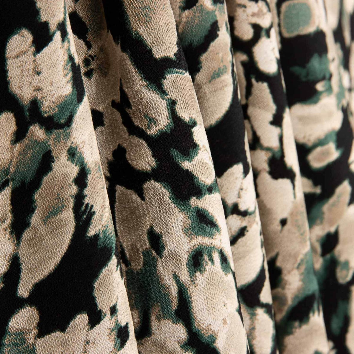 Crêpe de viscose Bruma – Imprimé tons minéraux - Ribes y Casals