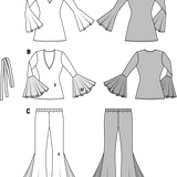 Patrón Burda 2373 Años Setenta - Ribes y Casals