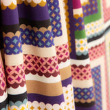 Viscose plate à motif géométrique pop - Ribes y Casals