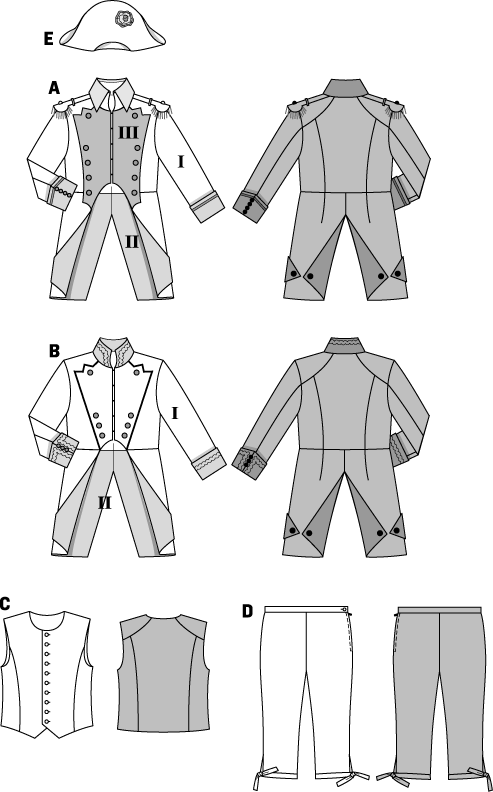 Patrón Burda 2471 Napoleón - Ribes y Casals