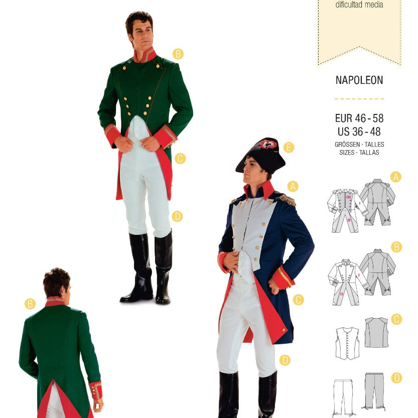 Patrón Burda 2471 Napoleón - Ribes y Casals