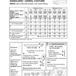 Patrón Burda 2478 Mono de Animal - Ribes y Casals