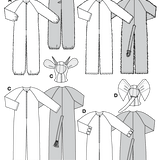 Patrón Burda 2478 Mono de Animal - Ribes y Casals