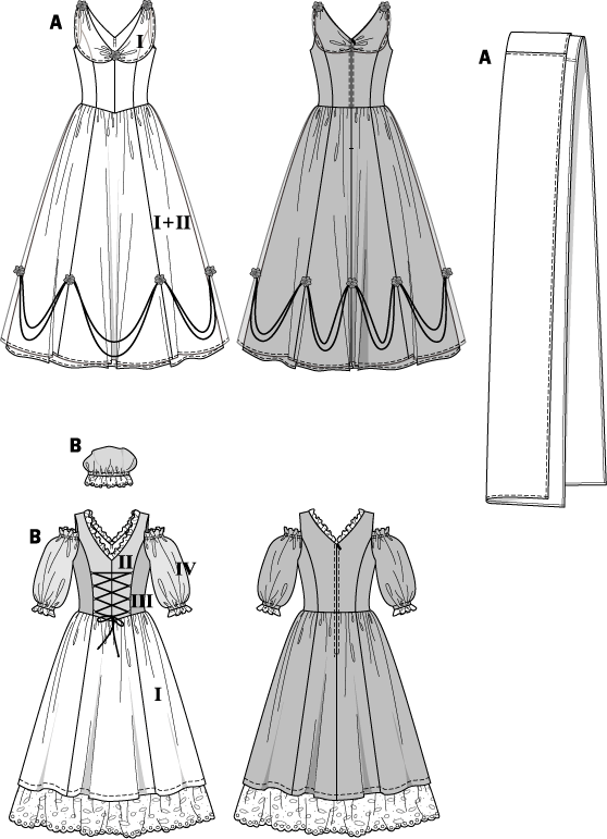 Patrón Burda 2479 Emperatriz - Ribes y Casals