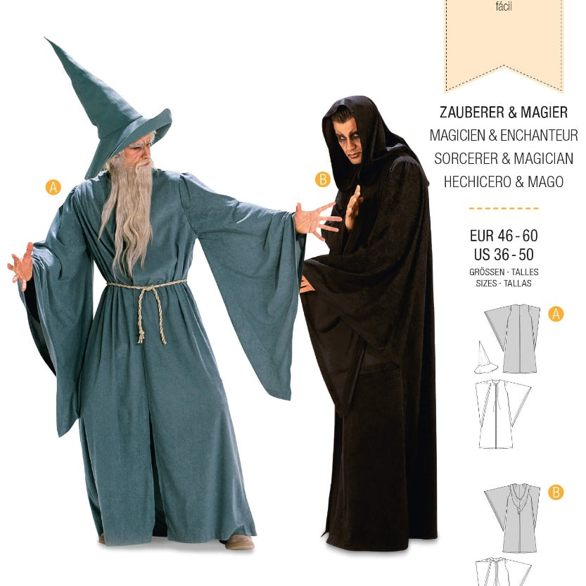 Patrón Burda 2483 Mago - Ribes y Casals