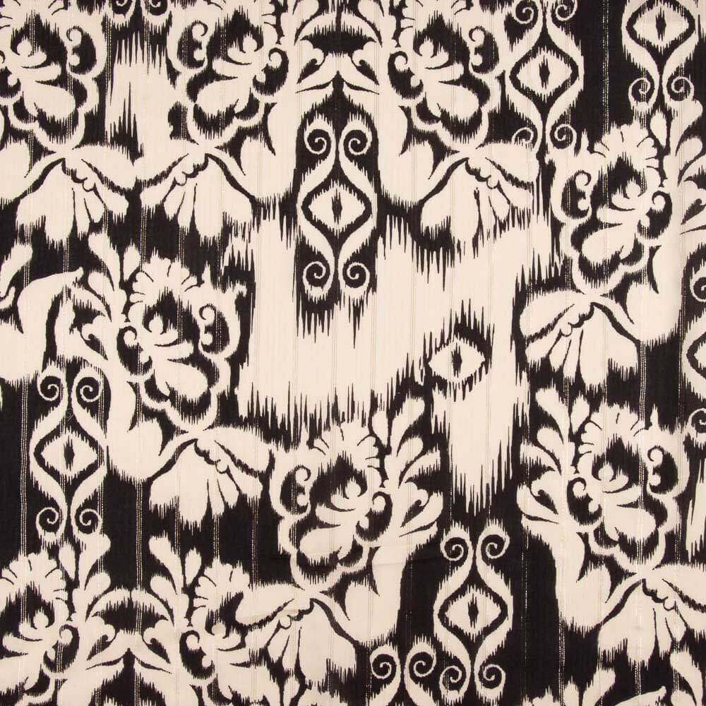 Voile en viscose lurex Ikat Élégance - Ribes y Casals