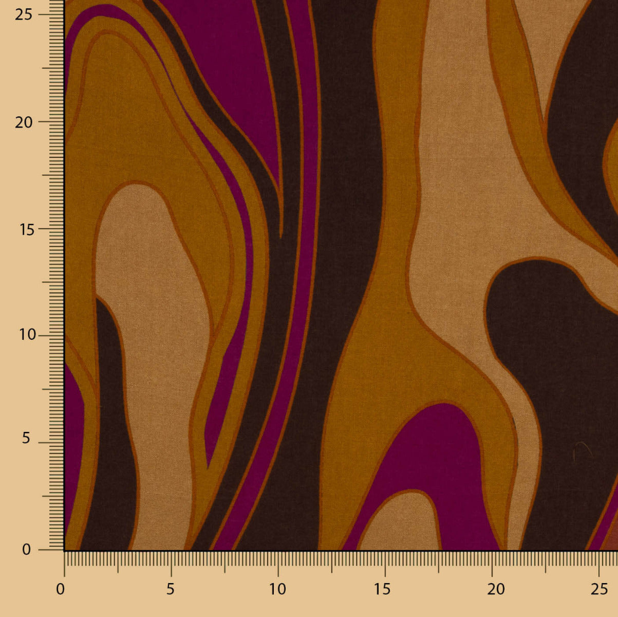 Viscose Amaral Acajou - Ribes y Casals