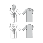 Patron de Couture Burda 2662 Peignoir de bain - Ribes y Casals