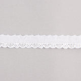 Bande de batiste brodée blanche modèle 27513 – 10 mm - Ribes y Casals