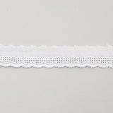 Bande de batiste brodée blanche modèle 27515 – 15 mm - Ribes y Casals