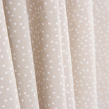 Popeline de coton à pois beiges - Ribes y Casals